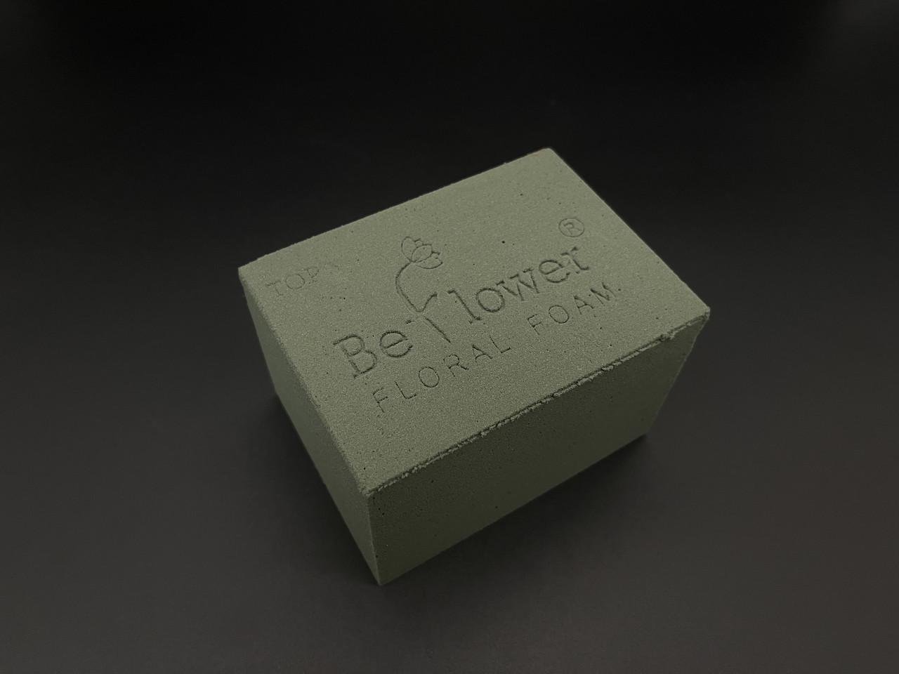 Губка піна для флористична квітів перший сорт 11х7х7 см Оливковий (1461552080)