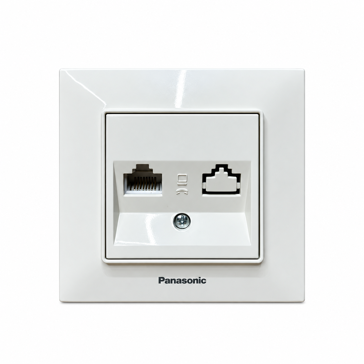 Розетка компьютерная RJ45 CAT5e Panasonic Arkedia Slim Кремовый