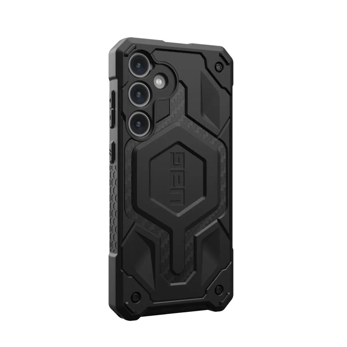 Чехол накладка для телефона UAG Monarch Pro Samsung Galaxy S24+ Black Carbon