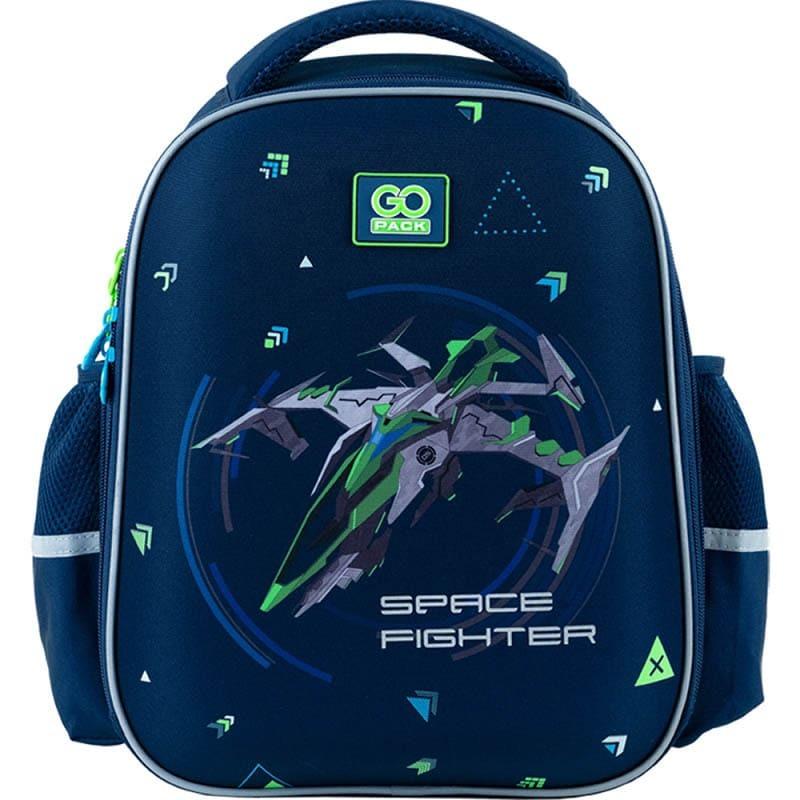 Школьный рюкзак полукаркасный GoPack Education In Space 12 л Синий (GO24-165S-4)