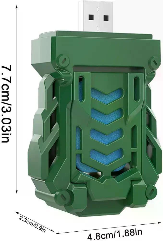 Репелент від комарів портативний Mini USB Green (94y-ypx-z89) - фото 5