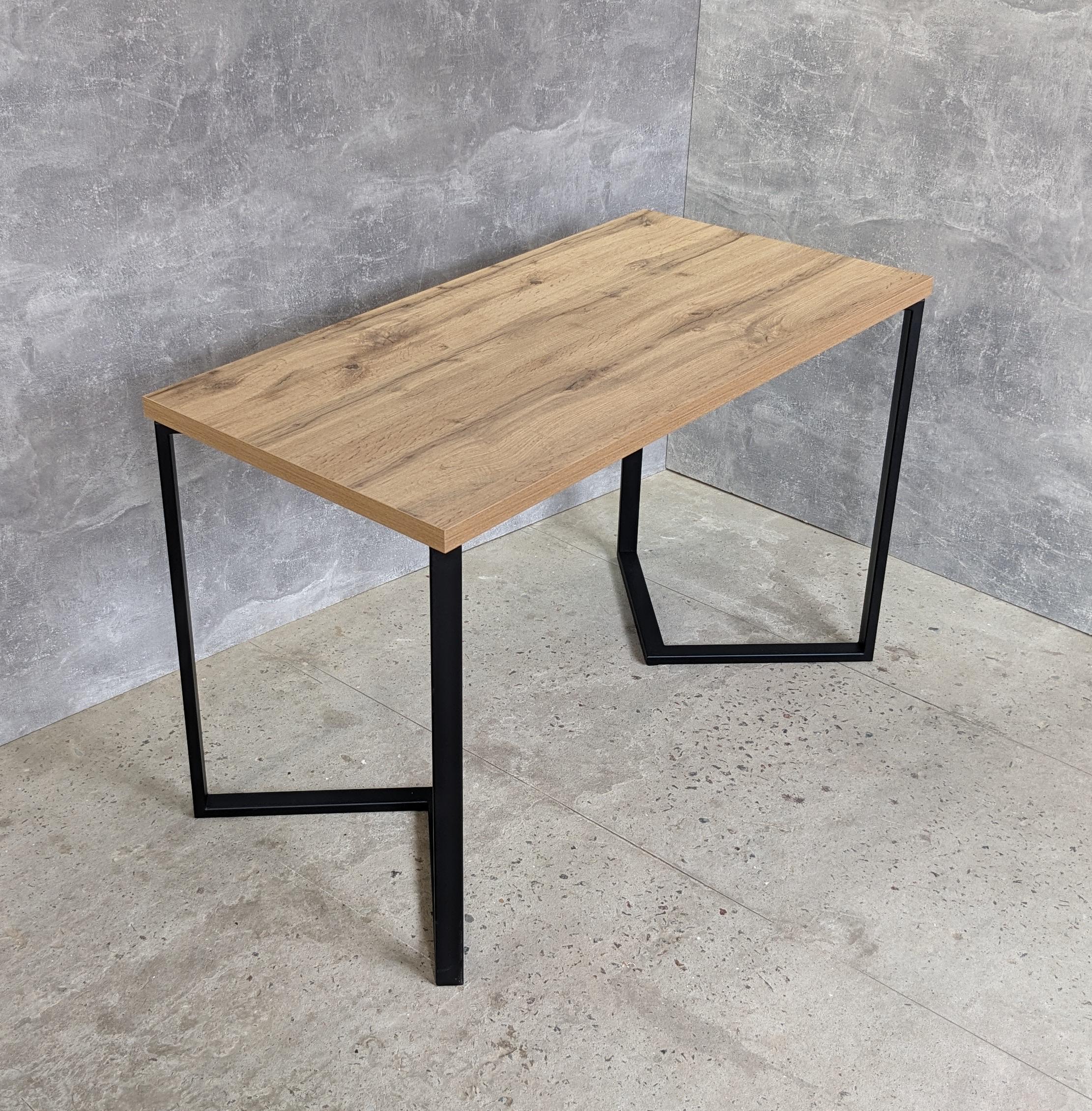 Стол письменный в стиле Лофт М9 1200x600x32 мм/40x20 мм Дуб Тахо (28950144)