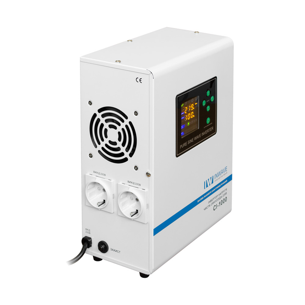 Інвертор СІ-1000 чиста синусоїда з функцією налаштування батареї 12 В 1 кВт (СІ-1000) - фото 2