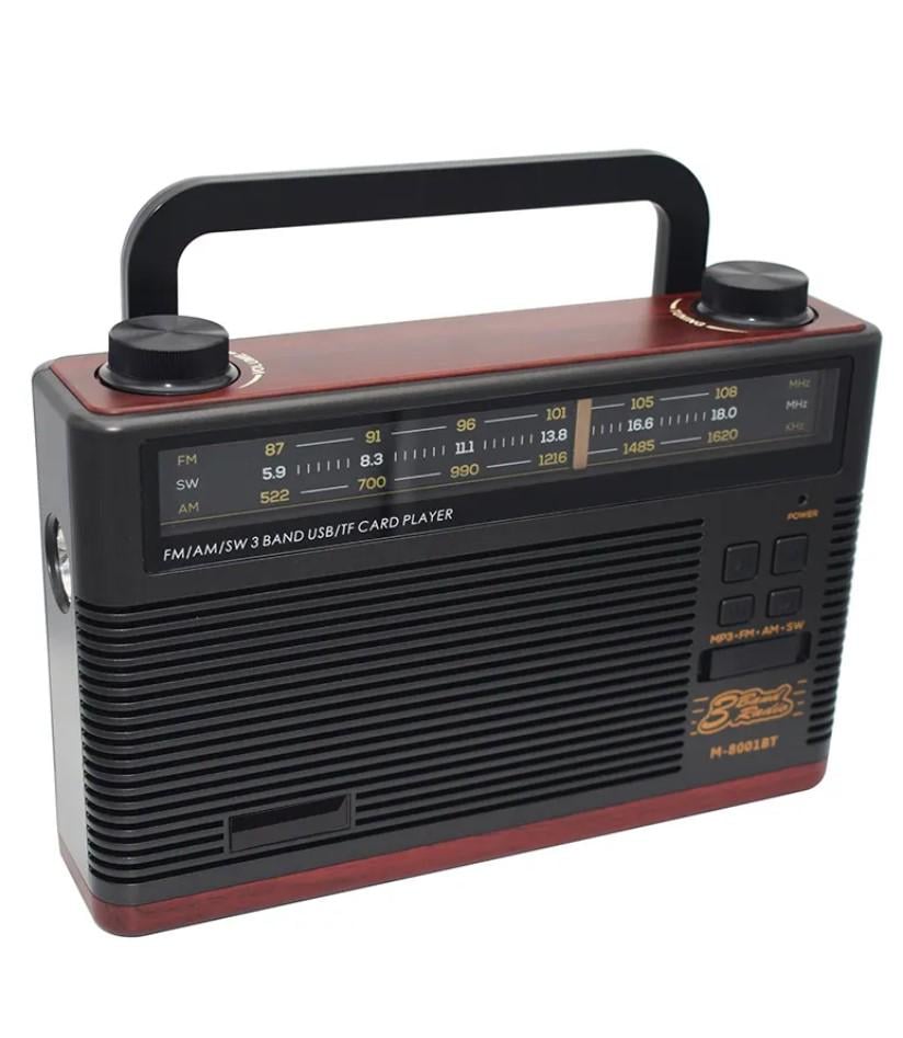 Радіоприймач Meier M 8001 на акумуляторі Чорний (24385396) - фото 3 Радіоприймач Meier M 8001 на акумуляторі Чорний (24385396) - фото 3