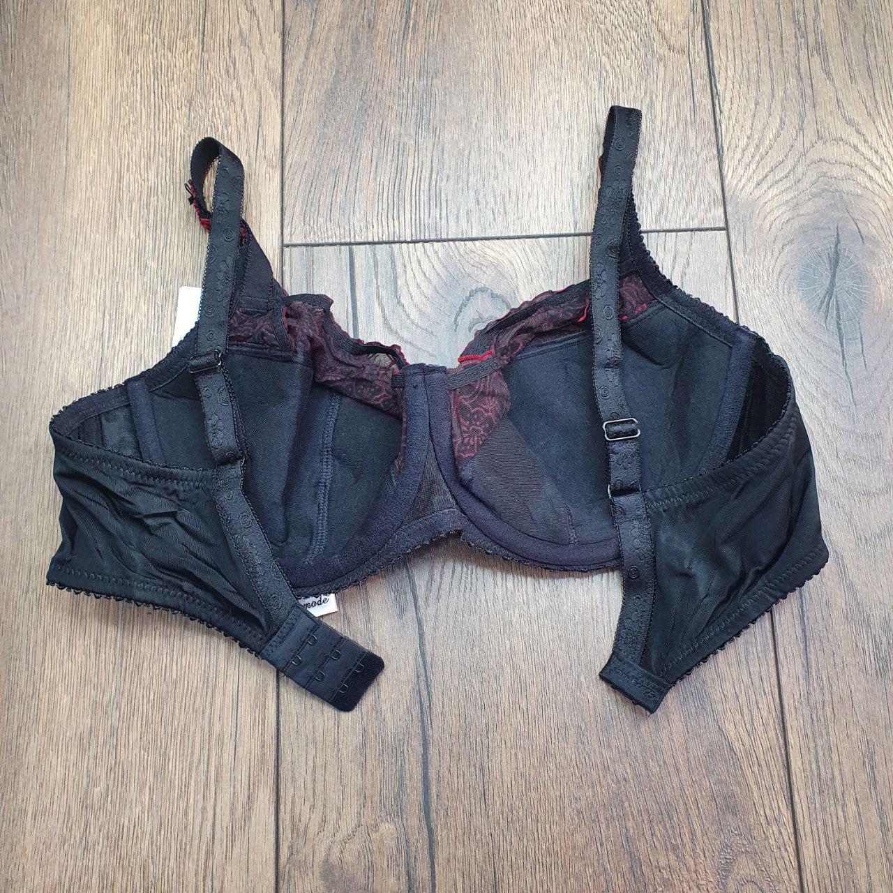 Бюстгалтер 11910 Lanny Mode 80E Черно-красный - фото 2 Бюстгалтер 11910 Lanny Mode 80E Черно-красный - фото 2