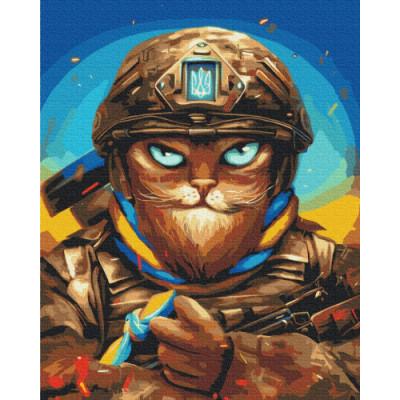 Картина по номерам Brushme Мужественный Котик 40х50 см в термопакете (BS53248-mt) Картина по номерам Brushme Мужественный Котик 40х50 см в термопакете (BS53248-mt)