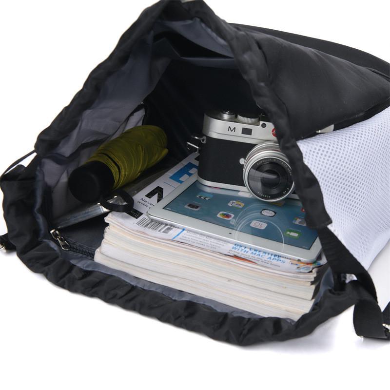 Сумка-рюкзак для шкільної спортивної форми Чорний - фото 5 Сумка-рюкзак для шкільної спортивної форми Чорний - фото 5