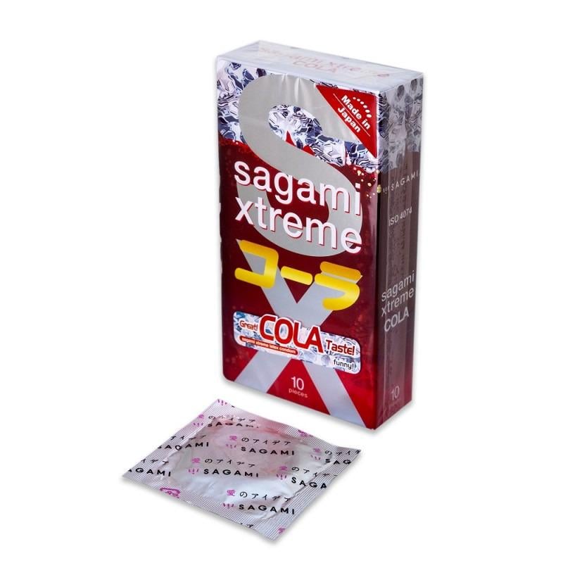 Презервативы супертонкие латексные Sagami Xtreme Cola flavor 3 шт. (11915)