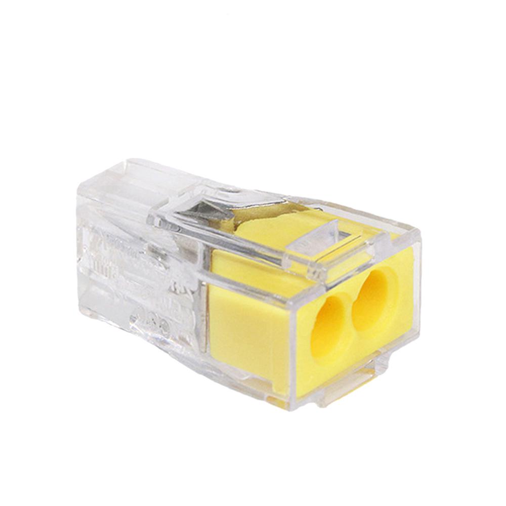 Клемма соединительная Tactix 0,5-2,5 мм2 24А 1-1 одинарная 19,6х9,1х12,9 мм Желтый (CT102)