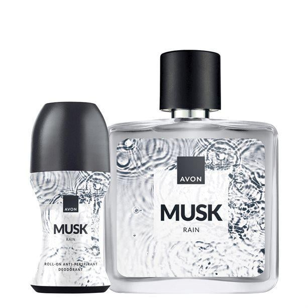 Набор для него Avon Musk Rain edp 75 мл deo 50 мл (494693398)