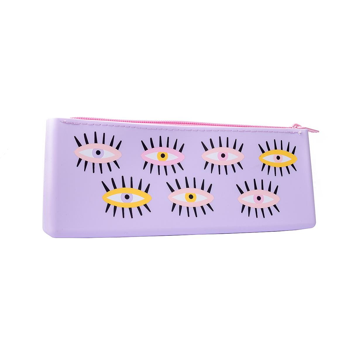 Пенал силиконовый YES SI-01 Glamor Сиреневый (532980)