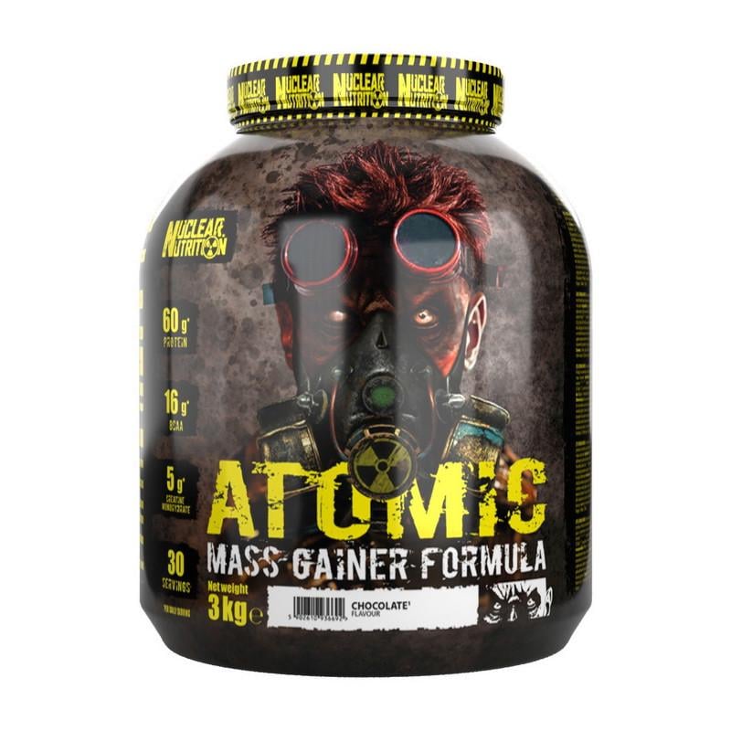 Гейнер Nuclear Nutrition Atomic Mass Gainer Formula 3 кг Малина (21313-01)