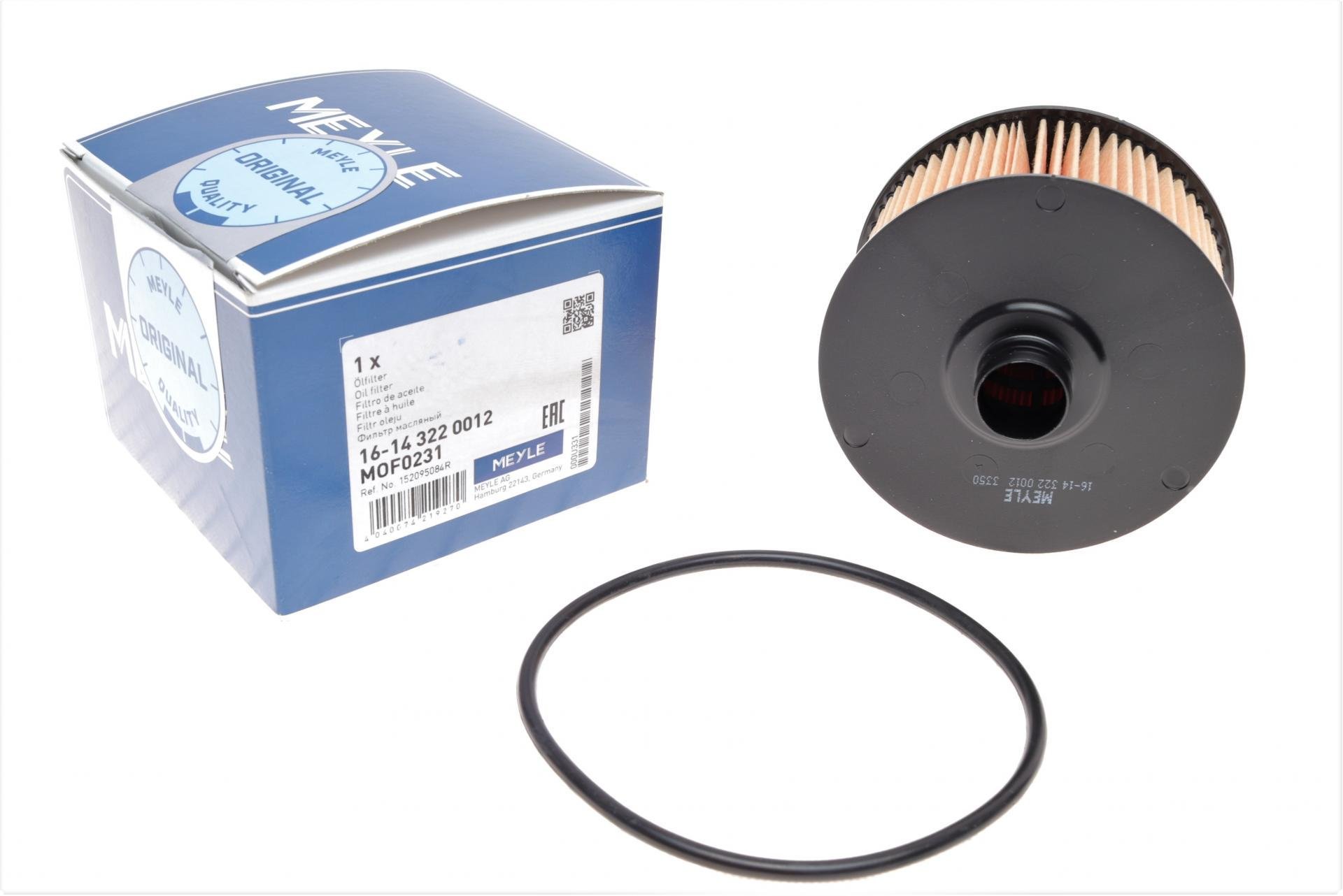 Фильтр масляный Meyle для Renault Kangoo/Megane III/IV/Scenic III/IV 1,2TCe 12- (16-14 322 0012)