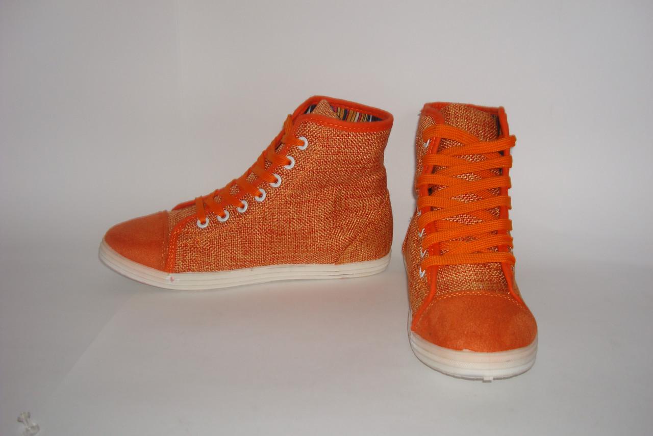 Кеди жіночі Sport р. 36 23 см Помараняевий - фото 3 Кеди жіночі Sport р. 36 23 см Помараняевий - фото 3