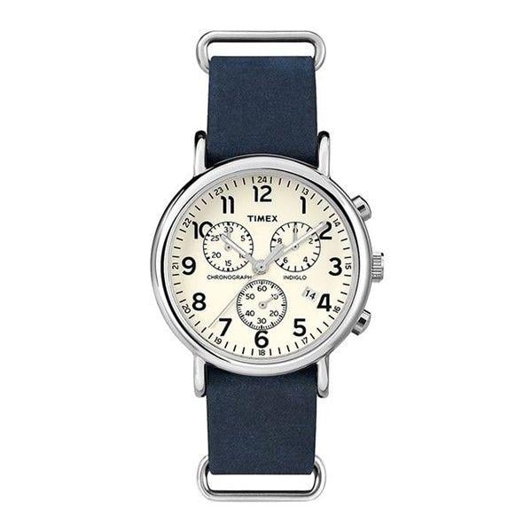 Наручний годинник чоловічий Timex Weekender кварцевий Silver (Tx2p62100) Наручний годинник чоловічий Timex Weekender кварцевий Silver (Tx2p62100)