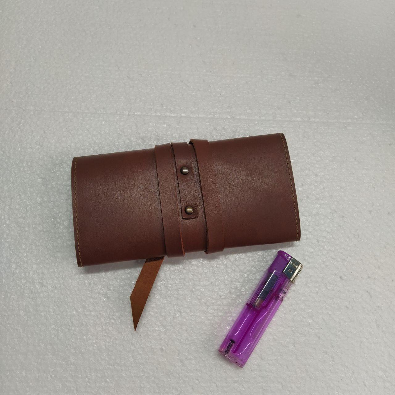 Кісет шкіряний EDENA Коричневий (К-1) - фото 4