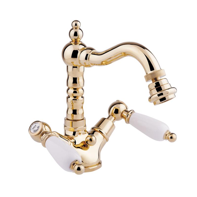 Смеситель BIANCHI First BIDFRS1037026IAORO для биде с донным клапаном Золото (40064) Смеситель BIANCHI First BIDFRS1037026IAORO для биде с донным клапаном Золото (40064)