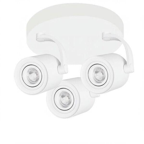 Спот Azzardo AZ3504 Bross Arm 3 Round White