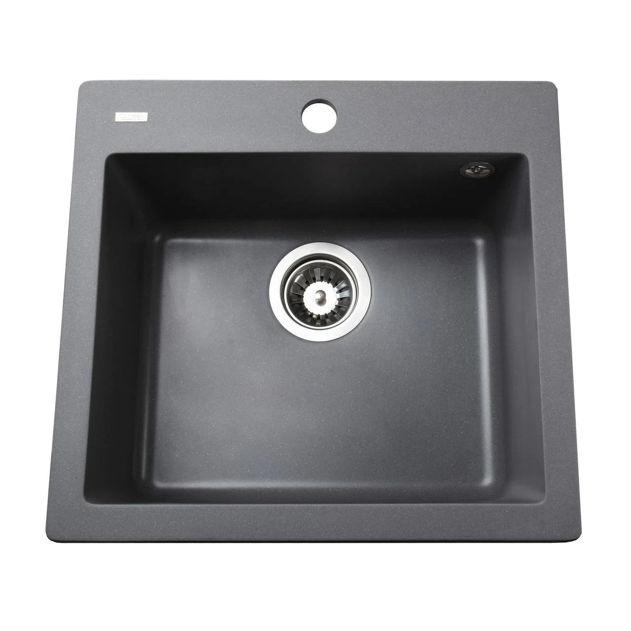 Мойка гранитная Globus Lux AOSTA А0003 490x455 мм Серый металлик (04000018) Мойка гранитная Globus Lux AOSTA А0003 490x455 мм Серый металлик (04000018)