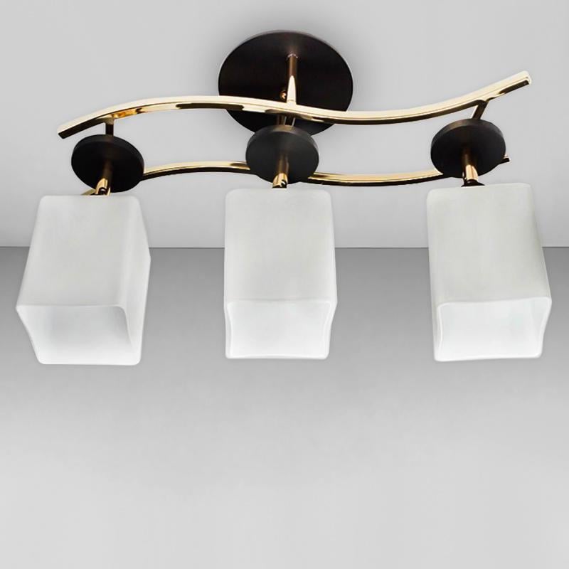 Стельова люстра Light House SH-18182/3 Чорний/Золотий