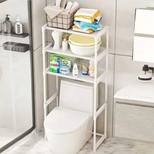 Стеллаж в ванную Stenson R30893 металлический 56x24x154 см Белый (616438) - фото 2 Стеллаж в ванную Stenson R30893 металлический 56x24x154 см Белый (616438) - фото 2