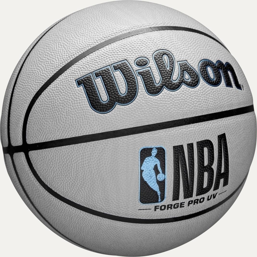 Баскетбольний м'яч Wilson NBA FORGE PRO UV р. 7 Сіро-синій (WZ2010801XB7) - фото 2 Баскетбольний м'яч Wilson NBA FORGE PRO UV р. 7 Сіро-синій (WZ2010801XB7) - фото 2