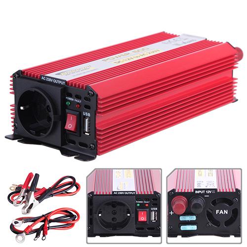 Перетворювач напруги POWER-600 DC 12V-AC 230V 600W (910058)