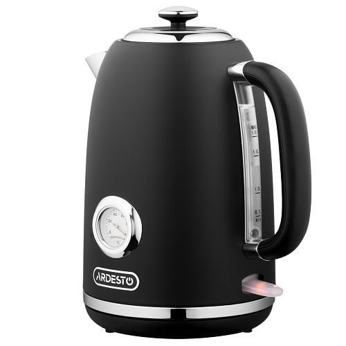 Електрочайник Ardesto Vintage Dream EKL-F410BM метал термостат strix Чорний (13538962)