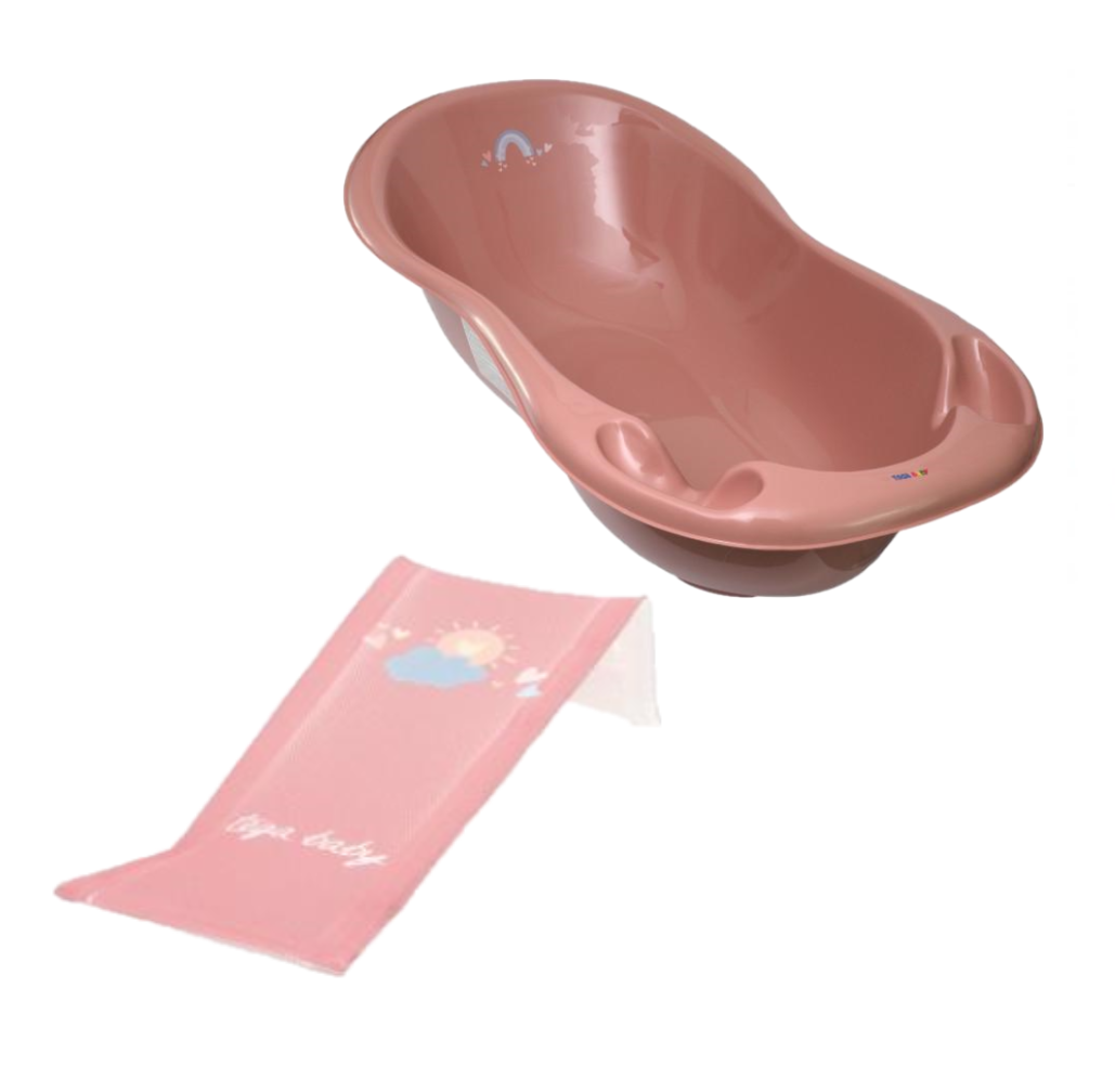 Комплект Tega Baby Метео ванна 102 см/лежак Рожевий (ME005026Pink) - фото 1