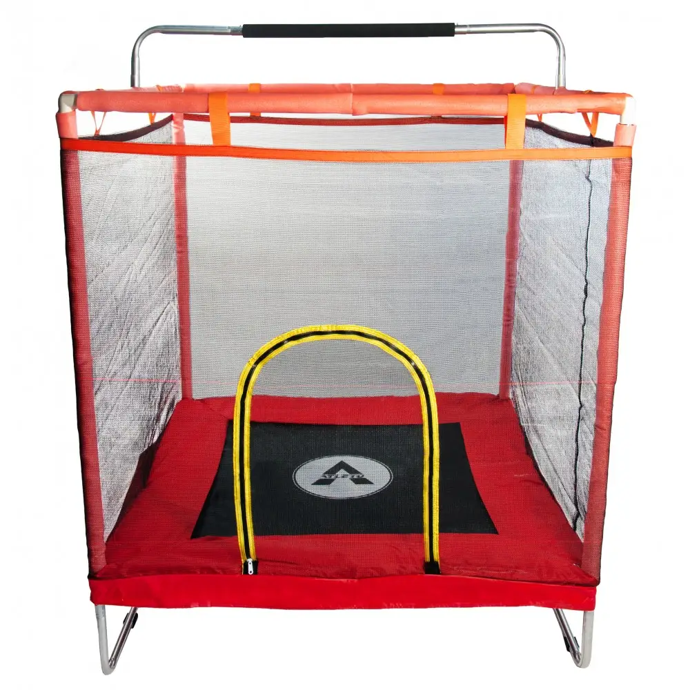 Батут Atleto KRB07 120x120 см Червоний (21000161)