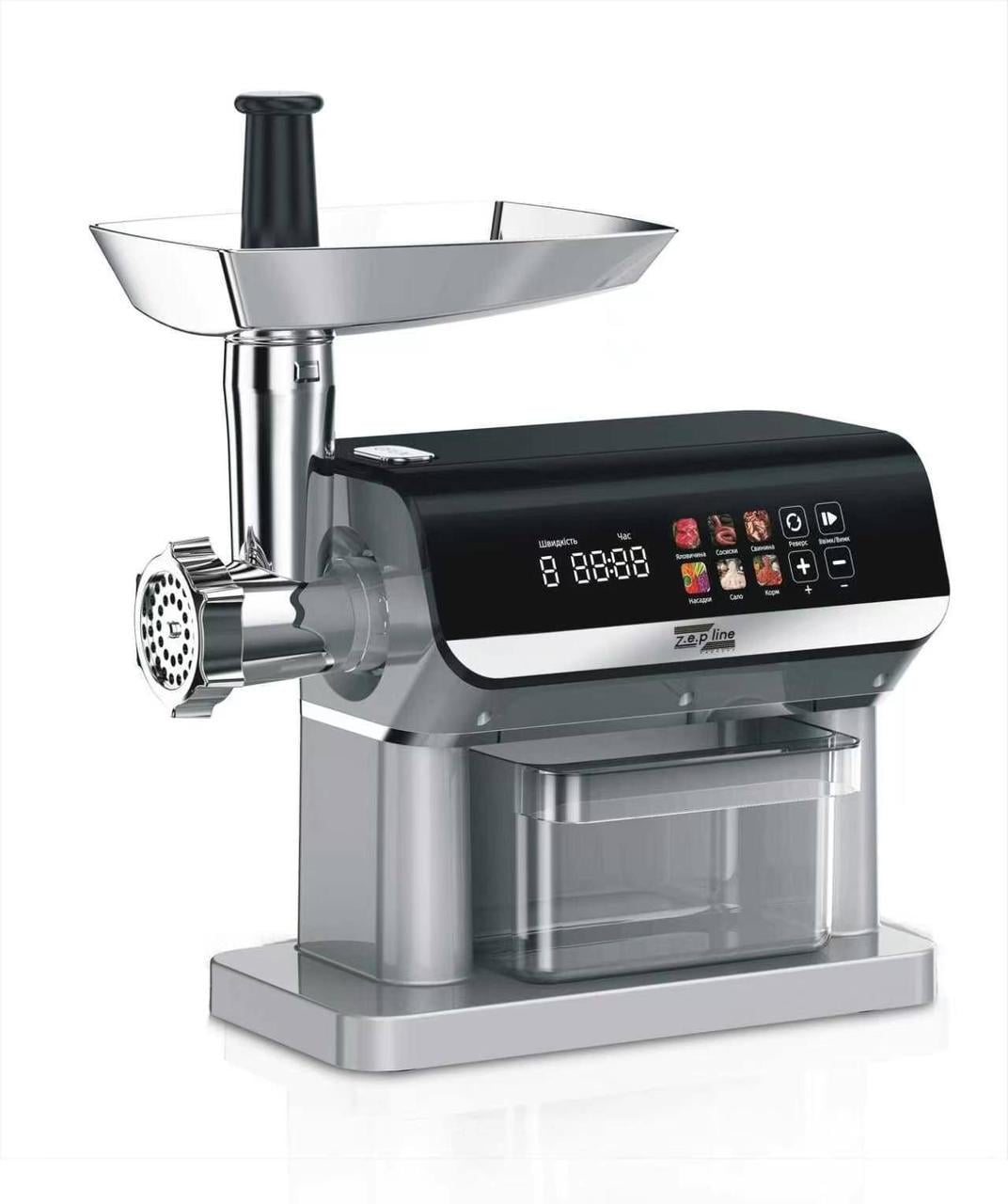 Мясорубка ZepLine ZP-00380 3000Вт соковыжималка/шинковка/насадка для колбасы и фарша (38252627)