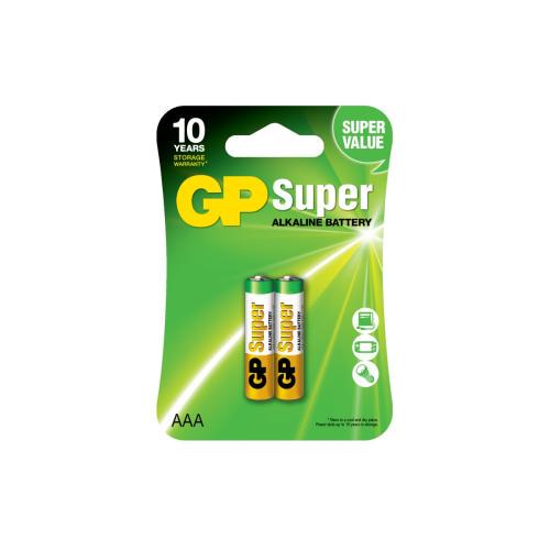 Батарейка Gp Super Alkaline 1,5V 24A-U2 щелочная LR03 AAA