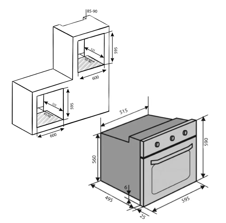 Духова шафа EO60TC-6P IVG - фото 6