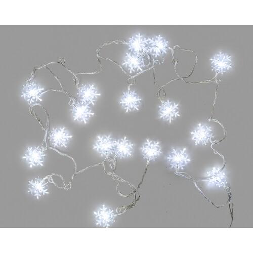 Гирлянда Снежинки электрическая (17-119)
