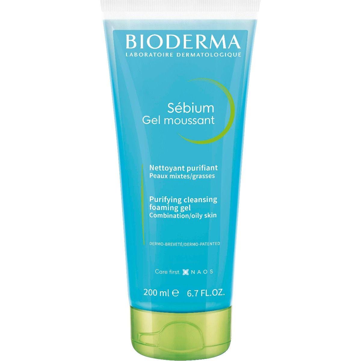 Гель очищающий BIODERMA Sebium Gel Moussant 200 мл (2024257622)