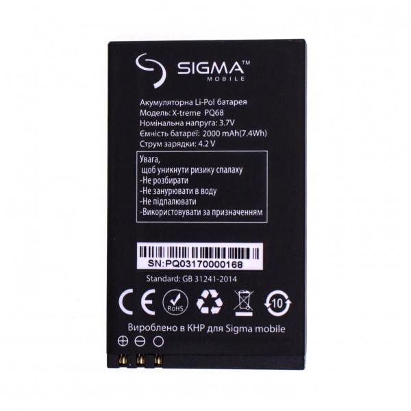 Акумулятор для Sigma X-Treme PQ68 Акумулятор для Sigma X-Treme PQ68