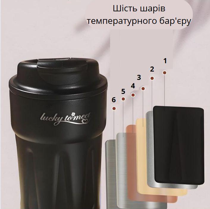 Термокухоль з інтелектуальним дисплеєм температури 420 мл Чорний (2468344659) - фото 8 Термокухоль з інтелектуальним дисплеєм температури 420 мл Чорний (2468344659) - фото 8