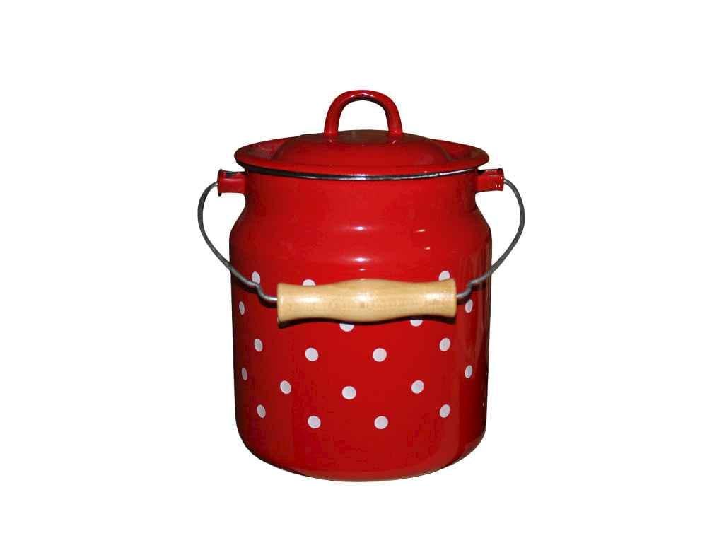 Бидон Idilia 3,3 л полька Красный (I06121)