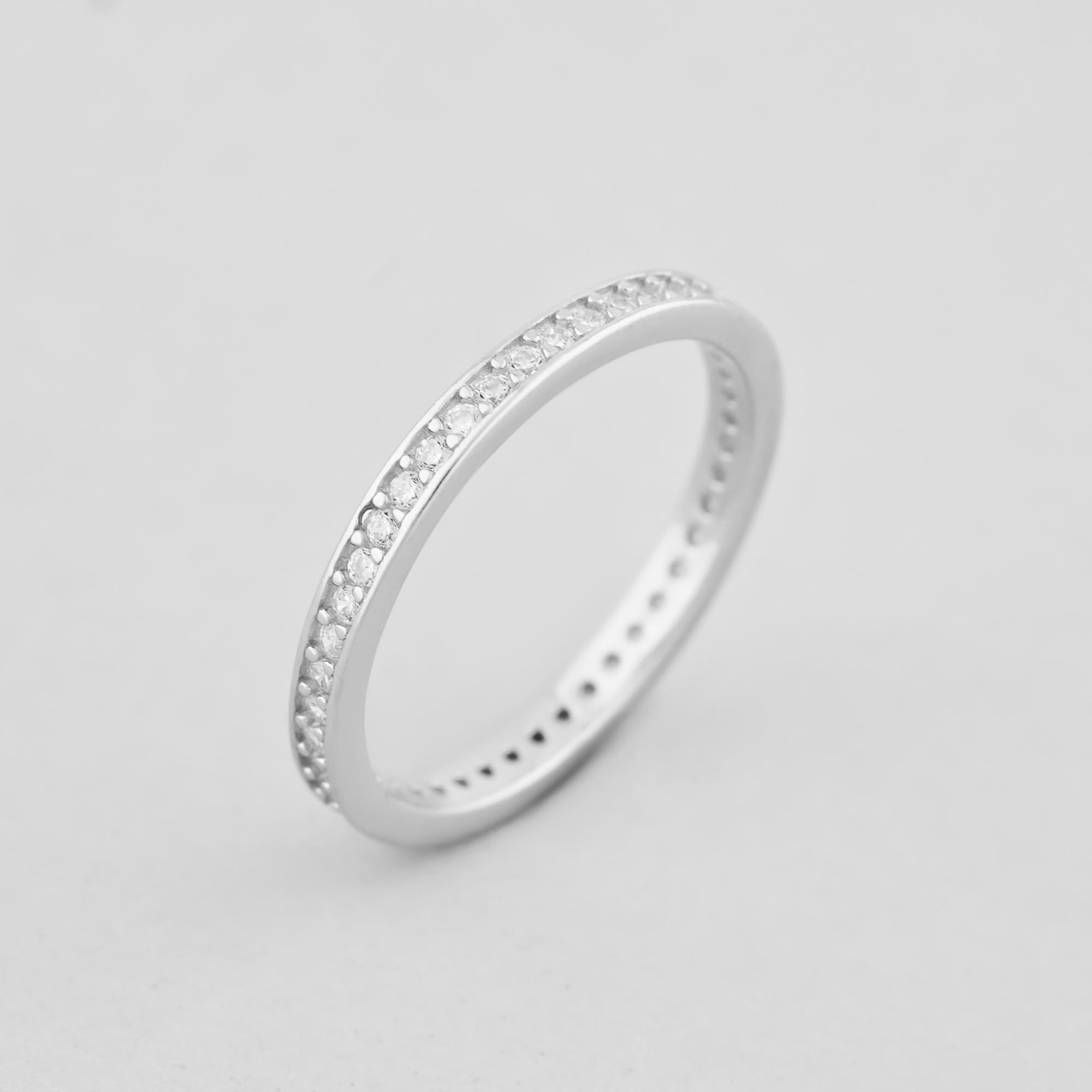 Серебряное кольцо Minimal Деликатность р. 16 (14604)