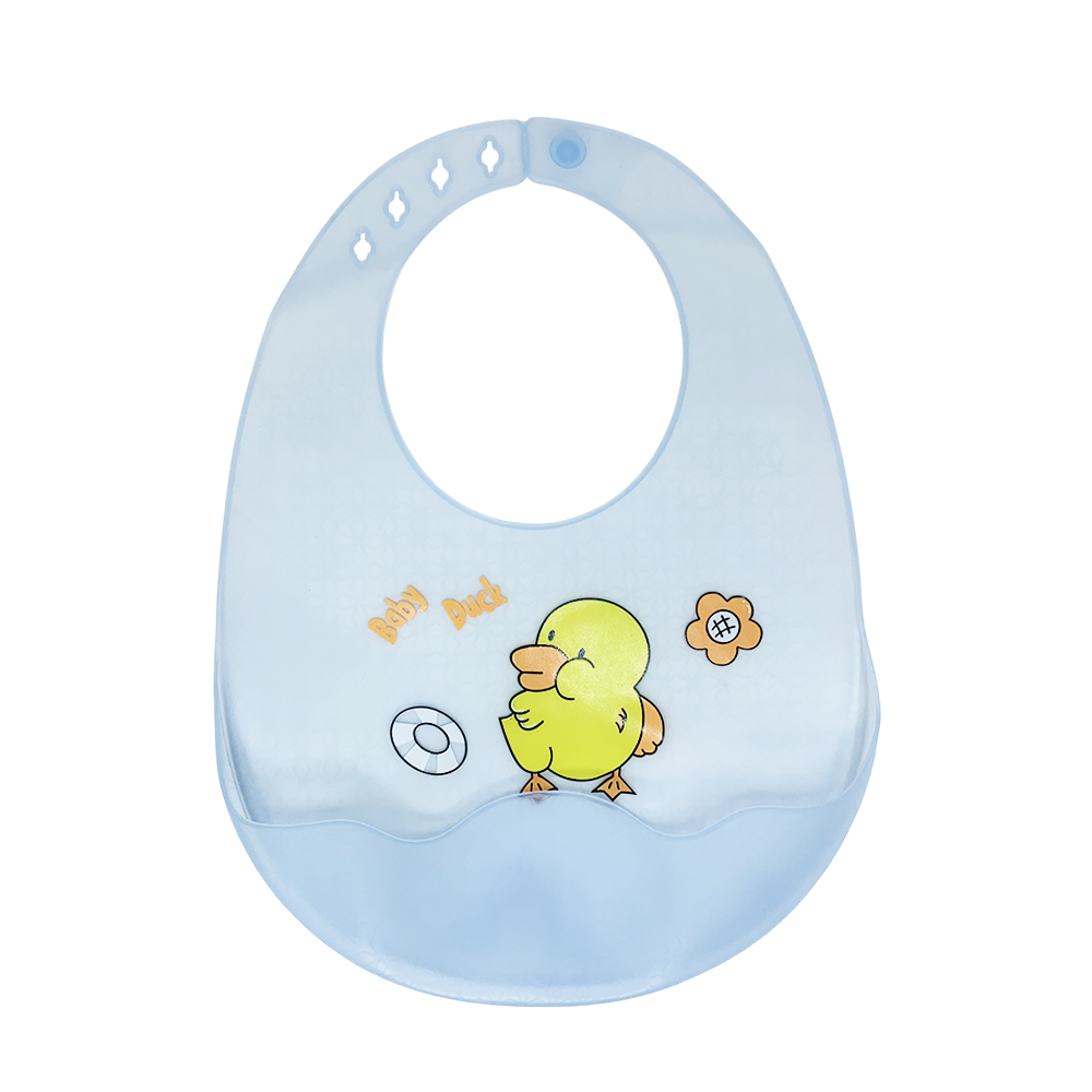 Слюнявчик силіконовий Качка Блакитний (29895006) Слюнявчик силіконовий Качка Блакитний (29895006)