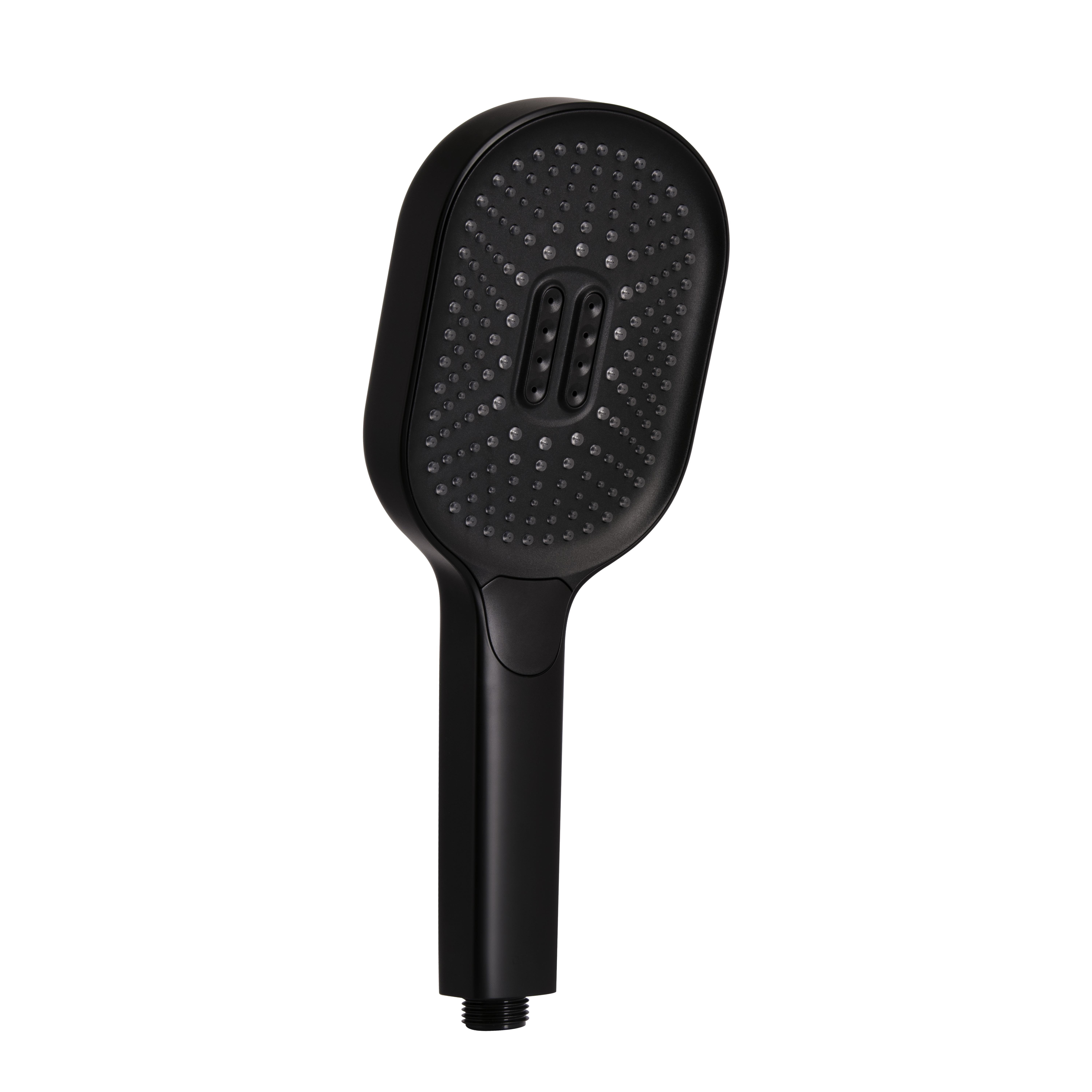 Лійка для ручного душу Qtap Rucni 140х110 мм Black matt (QTRUC125BLM45961)