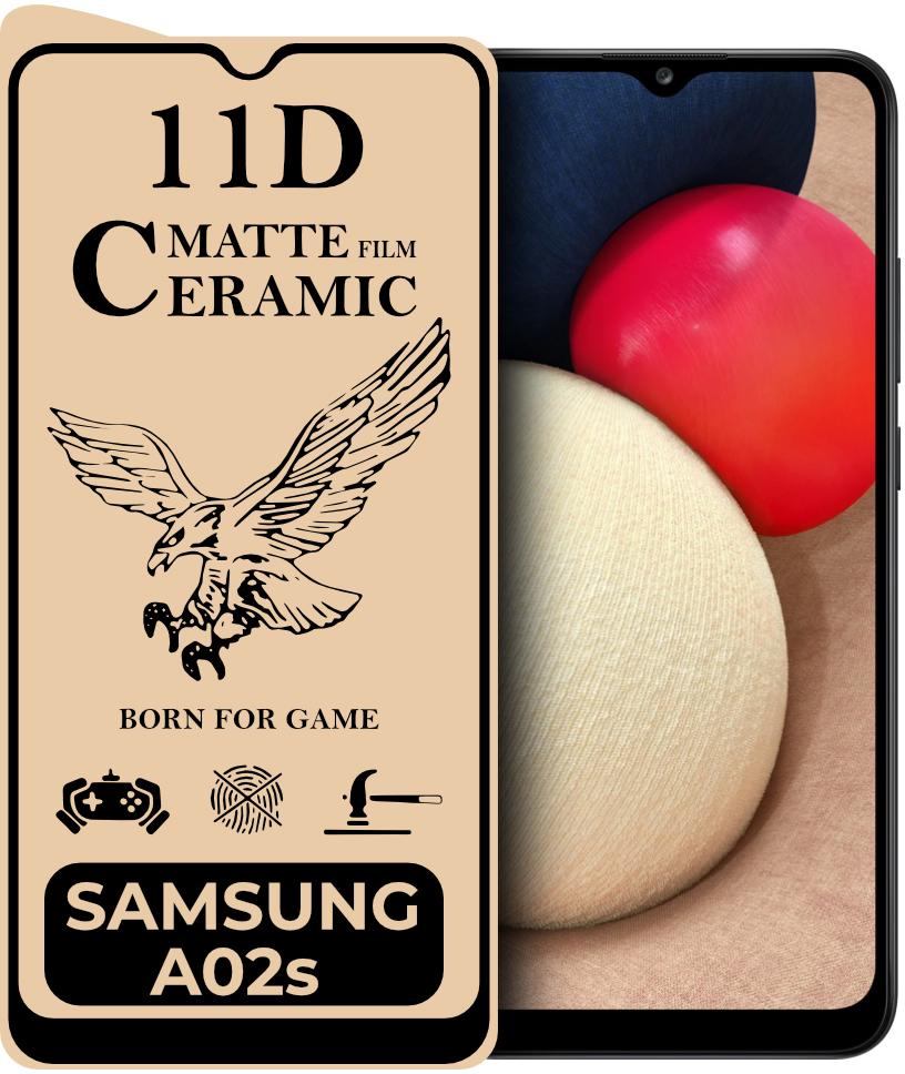 Захисна плівка керамічна Ceramic для Samsung Galaxy A02s A025 матова (20718)