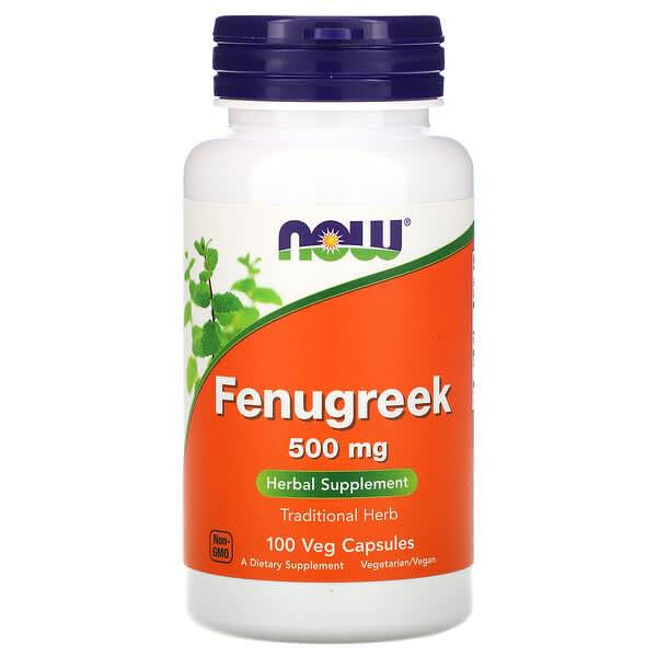 Пажитник Now Foods Fenugreek 500 мг 100 кап. (NOW-705)