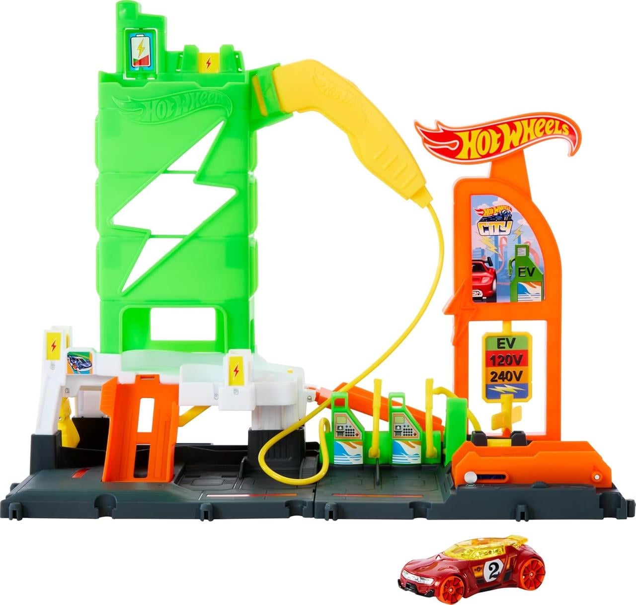 Игровой набор заправочная станция Hot Wheels City Track Set Super Recharge Fuel Station HTN79 Игровой набор заправочная станция Hot Wheels City Track Set Super Recharge Fuel Station HTN79