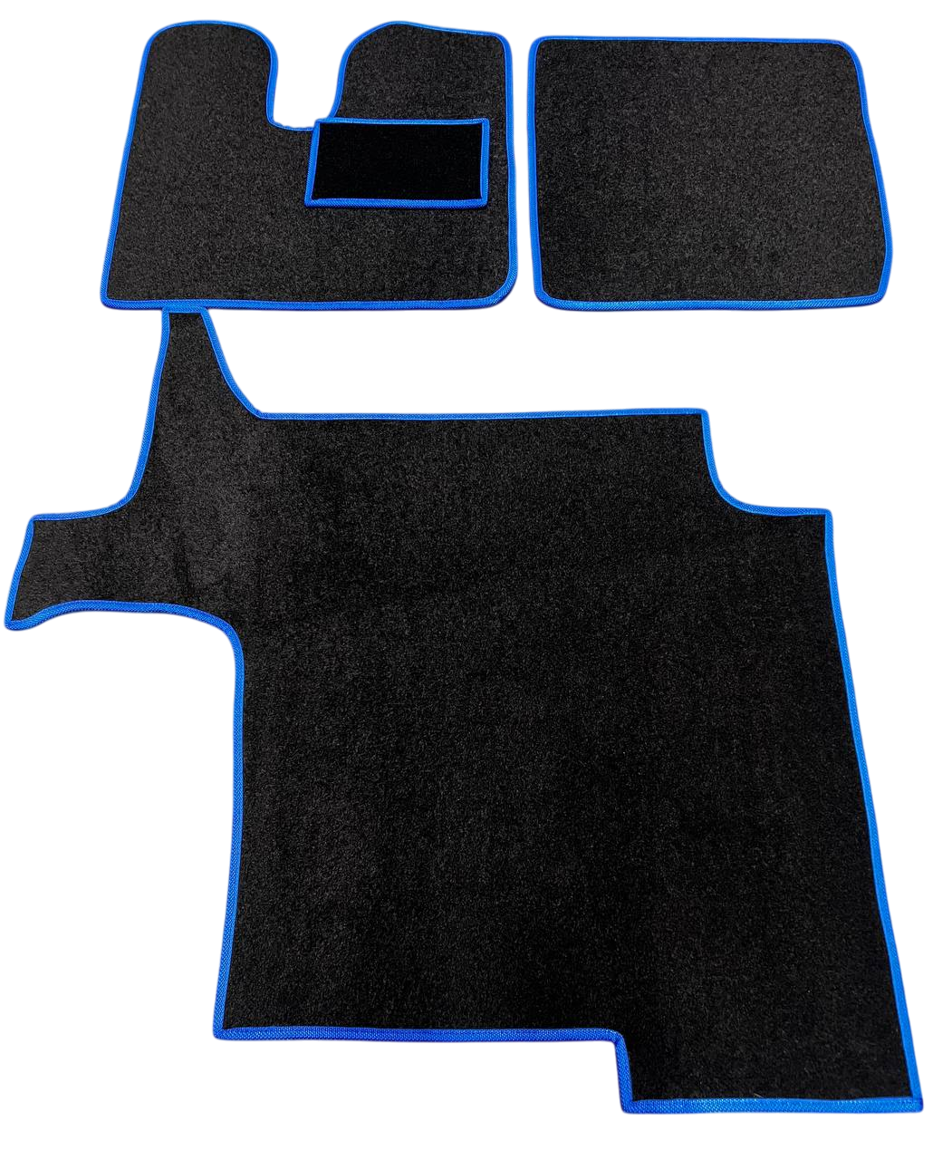 Килимки в салон ворсові для MAN TGX 2 ящика без холодильника 5 шт. Чорний (27327261)