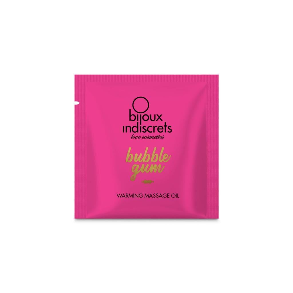 Пробник разогревающего масла Bijoux Indiscrets Light my Fire Strawberry Bubblegum (SO9344)