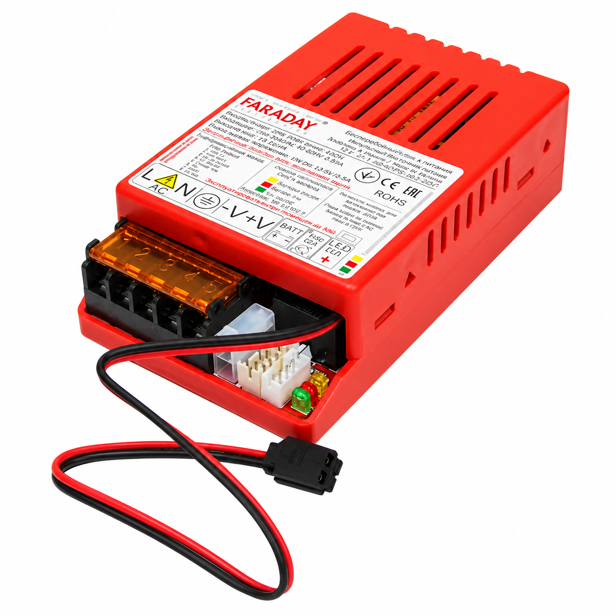 Блок безперебійного живлення Faraday Electronics UPS Smart ASCH PL LFP 35Вт (2871159745)