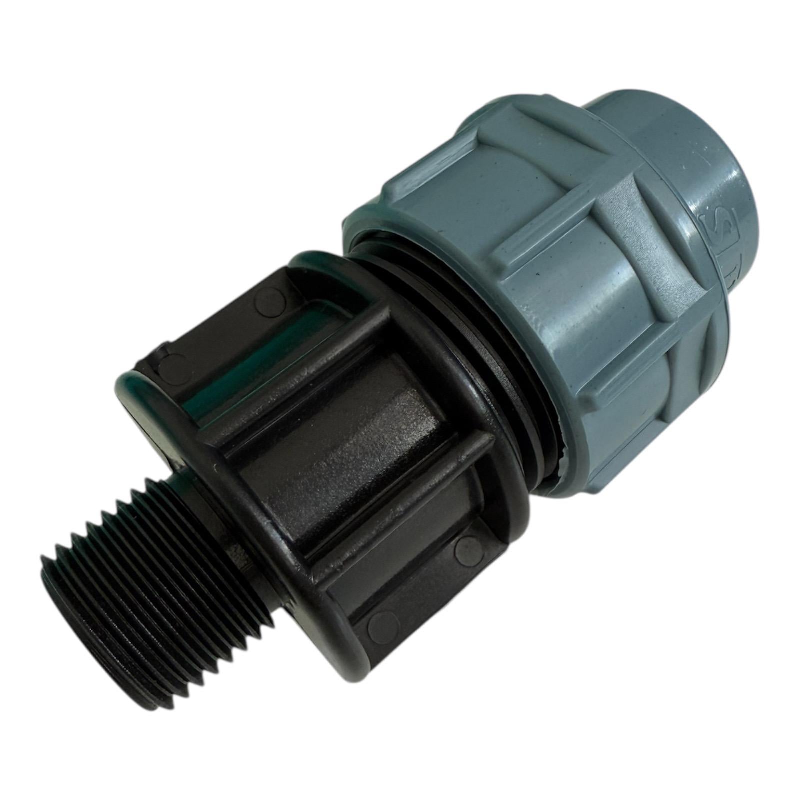 Муфта ПНД 1-1/4" с наружной резьбой 63 см (00-00006763)