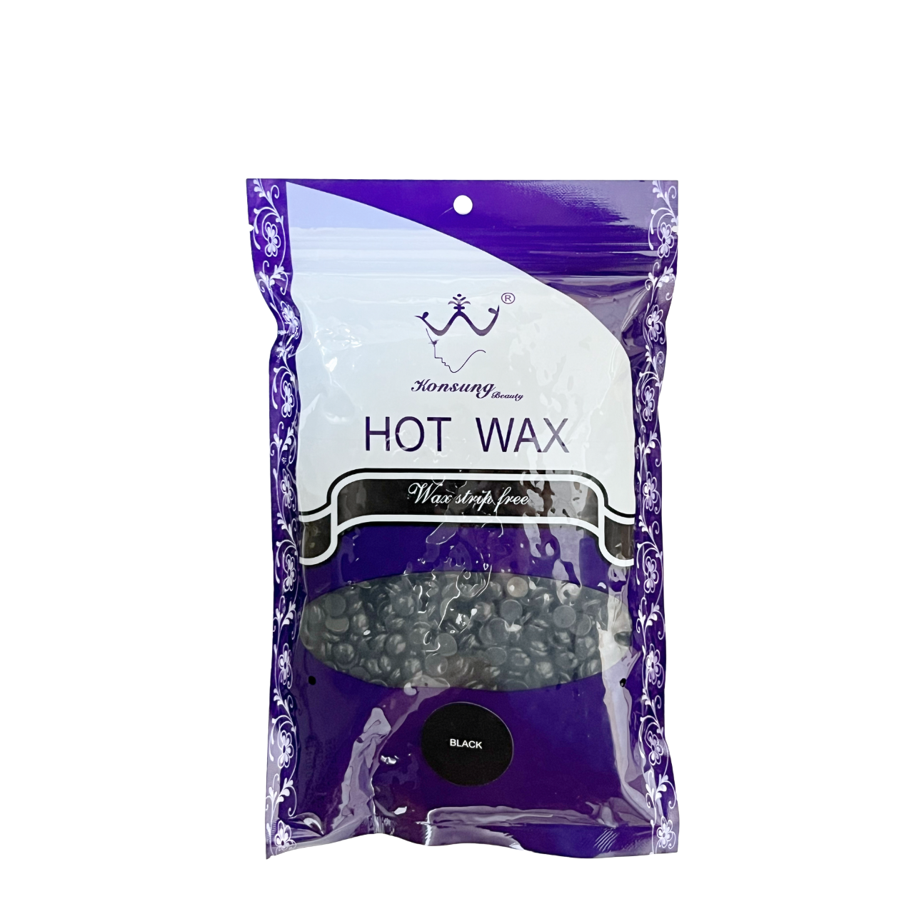 Воск пленочный для депиляции Konsung Hot Wax Black в гранулах 300 г