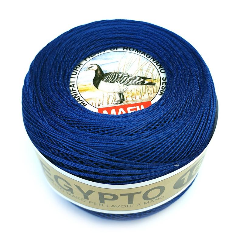 Пряжа Mafil Egypto 16 53 Ультрамарин (7083)
